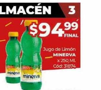 Diarco Jugo de limón minerva oferta