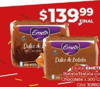 Diarco Dulce emeth batata batata con chocolate oferta