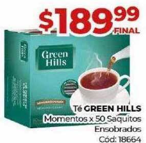 Diarco Té green hills momentos oferta