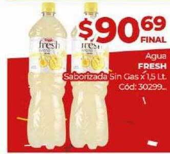 Diarco Agua fresh saborizada sin gas oferta