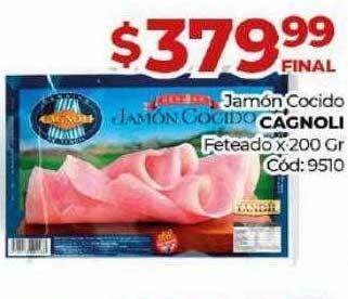 Diarco Jamón cocido cagnoli feteado oferta
