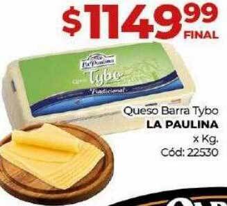 Diarco Queso barra tybo la paulina oferta