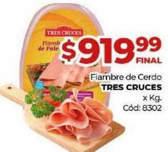 Diarco Fiambre de cerdo tres cruces oferta