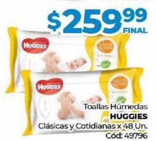 Diarco Toallas húmedas huggies clásicas y cotidianas oferta