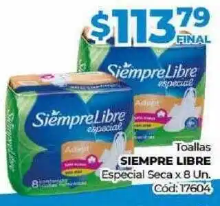 Diarco Toallas siempre libre especial seca oferta