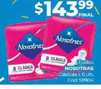 Diarco Toallas nosotras clásicas oferta