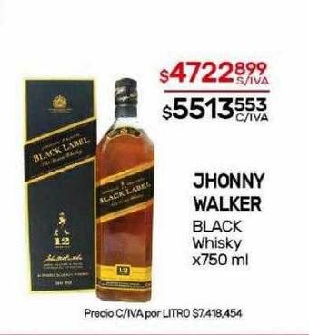Nini Mayorista Jhonny walker black whisky oferta
