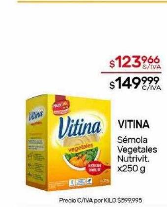 Nini Mayorista Vitina sémola vegetales nutrivit oferta