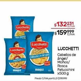 Nini Mayorista Lucchetti cabellos de ángel moños rosca fetucchini oferta