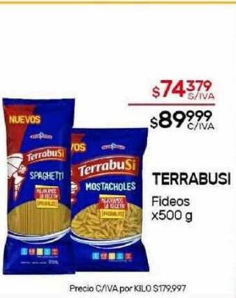 Nini Mayorista Terrabusi fideos oferta
