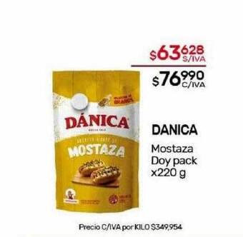 Nini Mayorista Danica mostaza doy pack oferta