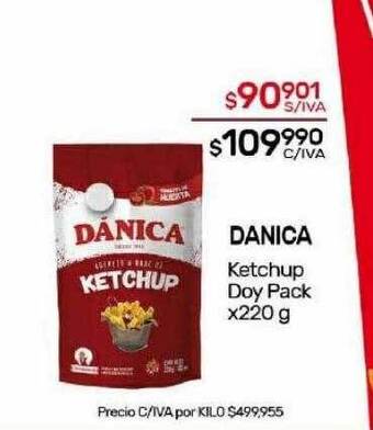 Nini Mayorista Danica ketchup doy pack oferta