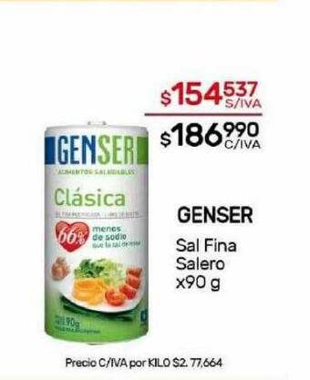 Nini Mayorista Genser sal fina salero oferta