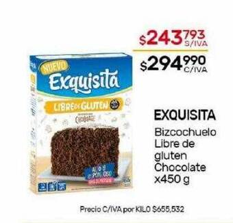 Nini Mayorista Exquisita bizcochuelo libre de gluten chocolate oferta