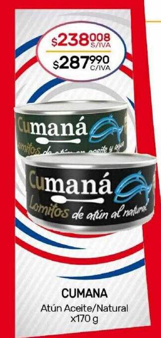 Nini Mayorista Cumana atún aceite natural oferta
