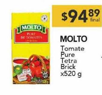 Nini Mayorista Molto tomate pure tetra brick oferta