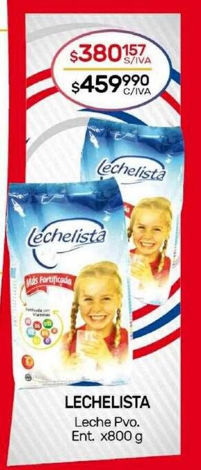 Nini Mayorista Lechelista leche pvo. ent. oferta