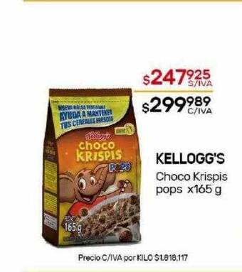 Nini Mayorista Kellogg's choco krispis pops oferta