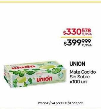 Nini Mayorista Union mate cocido sin sobre oferta
