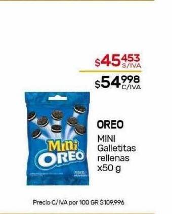 Nini Mayorista Oreo mini galletitas rellenas oferta