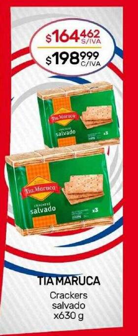 Nini Mayorista Tia maruca crackers salvado oferta