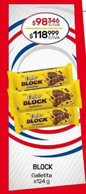 Nini Mayorista Block galletita oferta