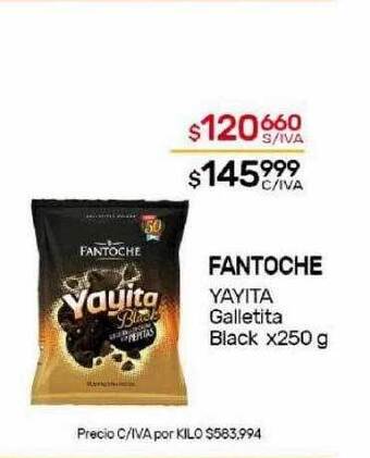 Nini Mayorista Fantoche yayita galletita black oferta
