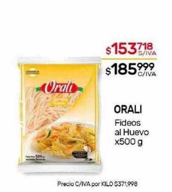 Nini Mayorista Orali fideos al huevo oferta