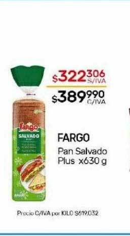 Nini Mayorista Fargo pan salvado plus oferta