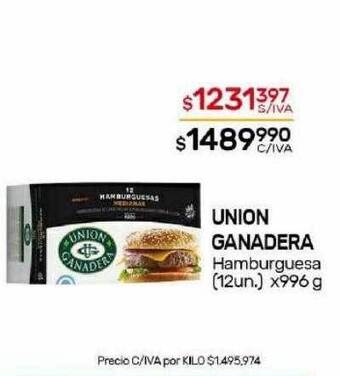 Nini Mayorista Union ganadera hamburguesa oferta