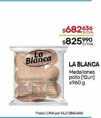 Nini Mayorista La blanca medallones pollo oferta