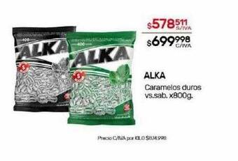 Nini Mayorista Alka caramelos duros vs. sab. oferta