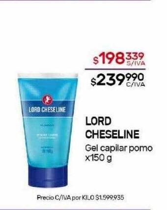 Nini Mayorista Lord cheseline gel capilar pomo oferta