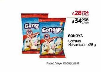 Nini Mayorista Gongys gomitas malvaviscos oferta
