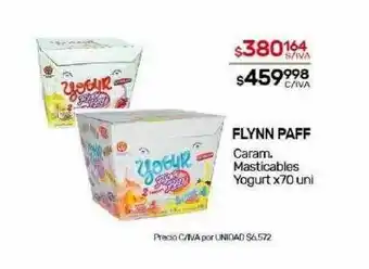 Nini Mayorista Flynn paff caram. masticables yogurt oferta