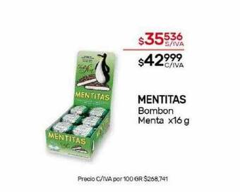 Nini Mayorista Mentitas bombon menta oferta