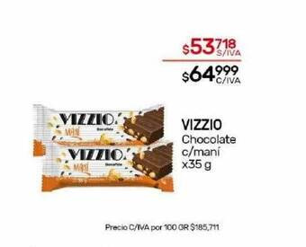 Nini Mayorista Vizzio chocolate c maní oferta