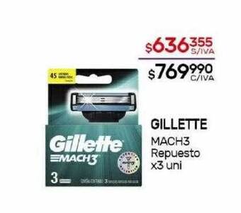 Nini Mayorista Gillette mach3 repuesto oferta