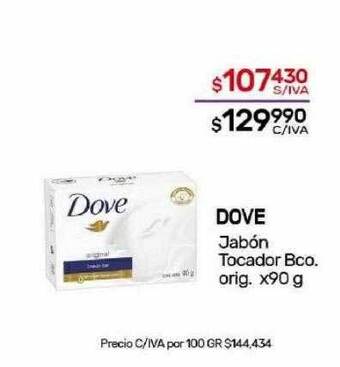 Nini Mayorista Dove jabón tocador bco. orig oferta