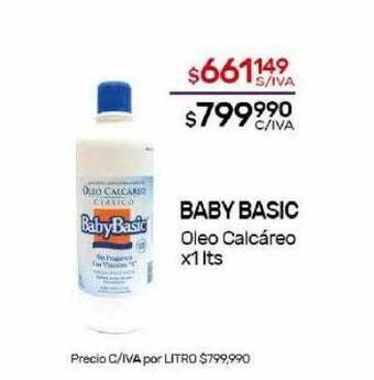 Nini Mayorista Baby basic oleo calcáreo oferta