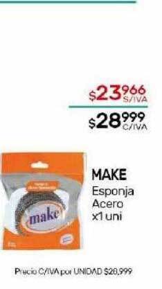 Nini Mayorista Make esponja acero oferta