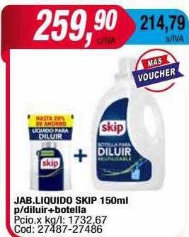 Maxiconsumo Jab.liquido skip oferta