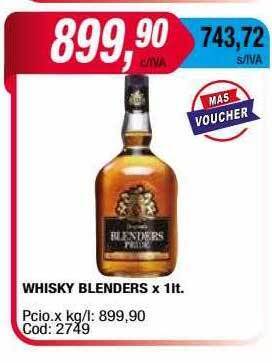 Maxiconsumo Whisky blenders oferta