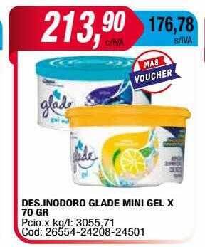 Maxiconsumo Des.inodoro glade mini gel oferta