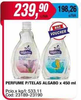 Maxiconsumo Perfume p-telas algabo oferta