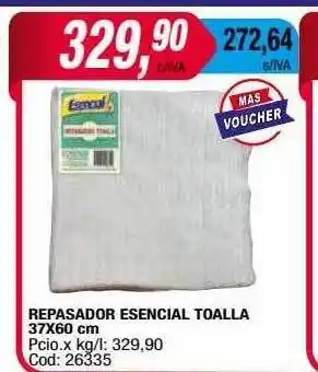 Maxiconsumo Repasador esencial toalla oferta