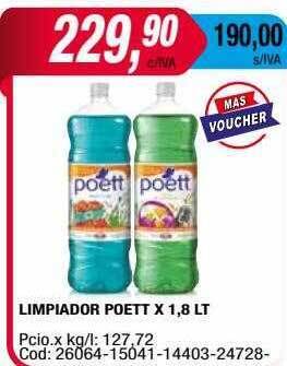 Maxiconsumo Limpiador poett oferta
