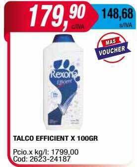 Maxiconsumo Talco efficient oferta