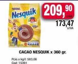 Maxiconsumo Cacao nesquik oferta