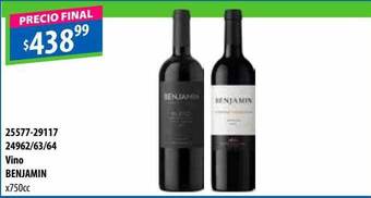 Micropack Vino benjamin oferta